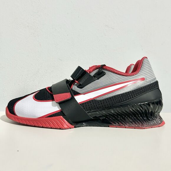 Nike Romaleos 4 “Black University Red” Men’s Size 10.5-11.5 Weightlifting Shoes - Picture 4 of 9